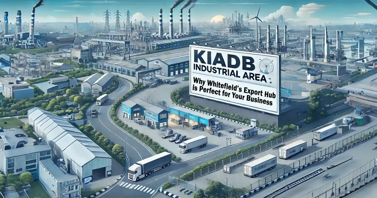 KIADB Industrial Area: Why Whitefield’s Export Hub is Perfect for Your Business